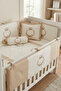 Baby Sleeping Set Duvet Cover Set Crown Brown 60X120 - 2