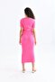 10168 Premium Yarn Blouse Long Slit Skirt Camisole Bottom Top Knitwear Set - 6
