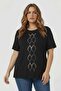 Stoned Oversized T-Shirt Black