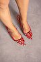 Women's Strappy Stiletto Heels [7] cm - 3