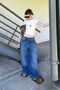 Women's Loose Cut Baggy Jeans - 4