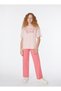 Girl's Waitress Boy's Short Sleeve Oversize Wide Leg Pajama Set Summer Wear