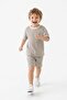 Striped Shorts T-Shirt 2-Piece Set - 3