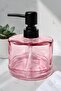 Anthracite Black Liquid Soap Dispenser 500 ml |   Round Design Decorative Soap Dish