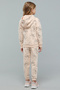Printed Hooded Sweatsuit Set - 5