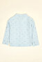 Printed Shirt with Mandarin Collar and Long Sleeves - 2