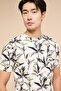 Printed T-Shirt with Crew Neck and Short Sleeves - 3