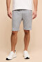 Solid Shorts with Drawstring Waist