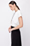 Women's Crew Neck Short Sleeve Blouse - 3