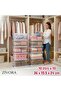 Set of 10 10 Liter (10X10) Horizontal Food Storage Containers with Plastic Lock-Lids Kitchen Interior-Exterior Organizer