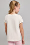 Floral Print T-Shirt with Crew Neck and Short Sleeves - 6