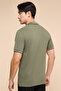 Contrast Trim Polo T-Shirt with Shirt Sleeves - 6