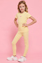 Ribbed Leggings with Elastic Waist - 4