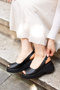 64003 Genuine Leather Thick Soled Sandals - 4