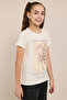 Graphic Print T-Shirt with Crew Neck and Short Sleeves - 3