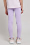 Solid Leggings with Elastic Waist - 5