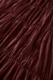 Drawstring Double Burgundy Cotton Duvet Cover Set - 5