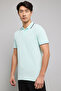 Tipping Detail Polo T-Shirt with Short Sleeves - 4