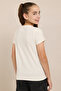 Graphic Print T-Shirt with Crew Neck and Short Sleeves - 5