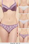 3 Pack Printed Bikini Briefs