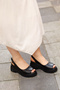 64003 Genuine Leather Thick Soled Sandals - 8
