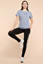 Typography Print T-Shirt with Crew Neck and Short Sleeves - 3