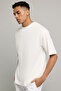 Solid T-Shirt with Crew Neck and Short Sleeves - 4