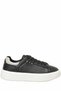 Platform Sneakers for Women - Thick Sole Leather Sports Shoes |   White Detailed