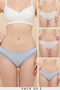 3 Pack Printed Brazilian Briefs