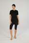 Semi-Closed Short-Sleeved Zippered Skirted Tights Swimsuit - 2