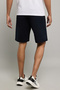 Solid Active Shorts with Elastic Waist - 5