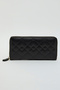 Quilted Zippered Wallet