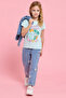 Printed T-Shirt with Crew Neck and Short Sleeves - 2
