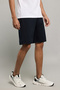 Solid Active Shorts with Elastic Waist - 4