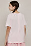 Embroidered T-Shirt with Crew Neck and Short Sleeves - 5