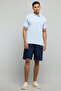 Solid Polo T-Shirt with Short Sleeves - 2