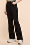 Solid Flared Jeans with Button Closure - 4