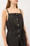 Coffee-Colored Women's Vest with Straps - 3
