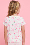 Printed T-Shirt with Crew Neck and Short Sleeves - 6