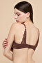 2 Pack Self Patterned Double Push Up Bra - 4