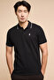 Logo Detail Polo T-Shirt with Short Sleeves