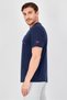 Men Sportswear Fit Short Sleeve Outdoor T-Shirt, Navy - 4