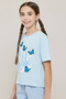 Printed T-Shirt with Crew Neck and Short Sleeves - 4