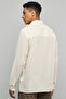Textured Shirt with Classic Collar and Long Sleeves - 6