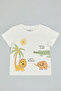2 Pack Printed T-Shirts with Short Sleeves - 3