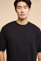 Solid T-Shirt with Crew Neck and Short Sleeves - 4