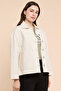 Solid Denim Jacket with Button Closure - 2