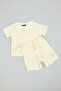 Embroidered T-Shirt and Shorts Set