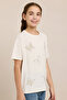 Embellished T-Shirt with Crew Neck and Short Sleeves - 3