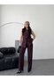 Stylish and Modern Two-Piece Set Featuring Gold Button Details, a Sleeveless Long Vest, and High-Waisted Pants. - 7